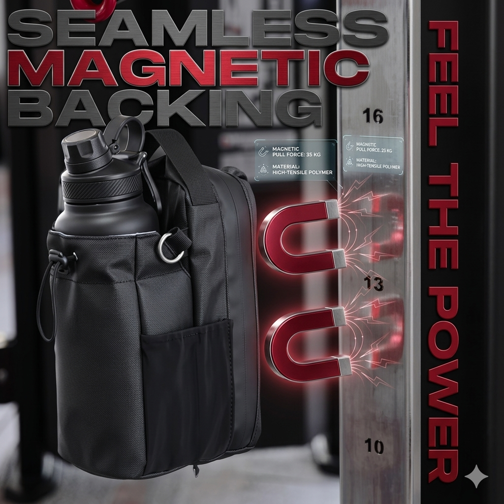 Magnetic Gym Bag